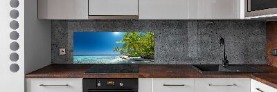 Cooker splashback Maldives beach