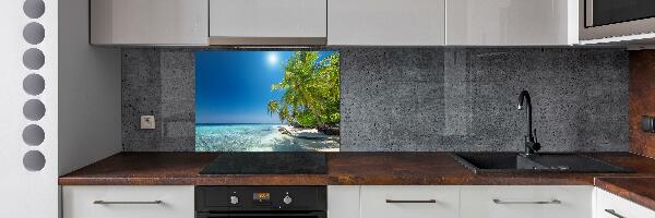 Cooker splashback Maldives beach