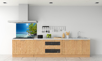 Cooker splashback Maldives beach