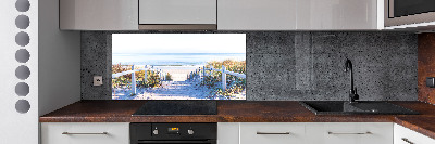 Cooker splashback Coastal dunes