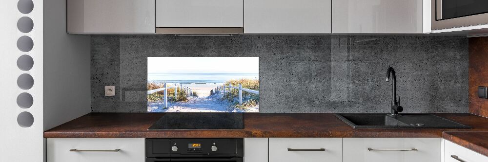 Cooker splashback Coastal dunes