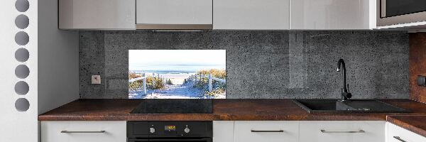 Cooker splashback Coastal dunes