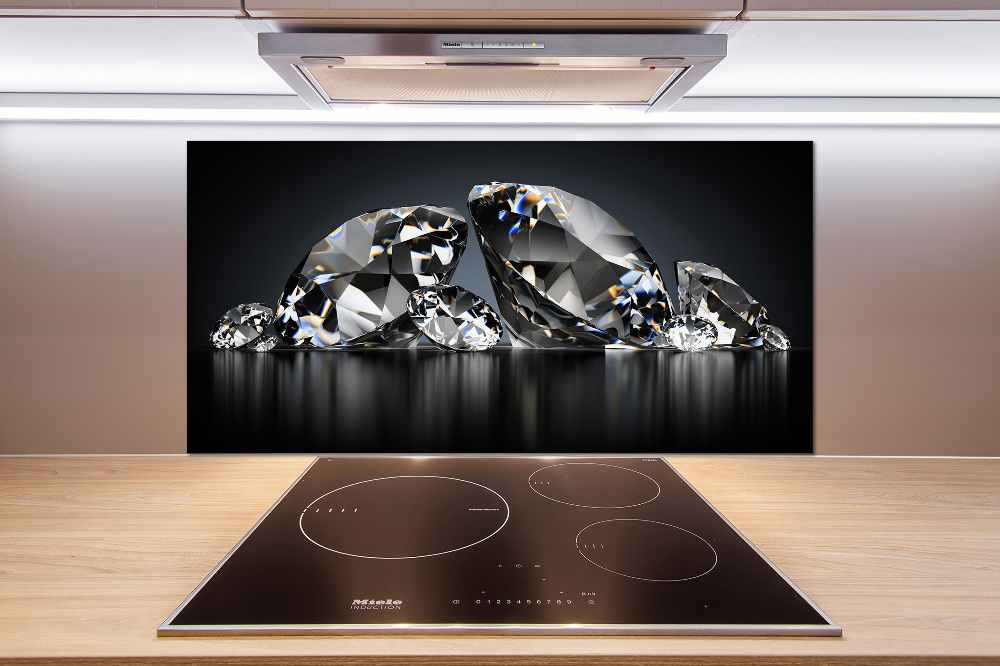 Hob splashback Diamonds