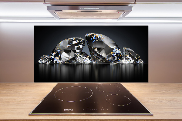 Hob splashback Diamonds