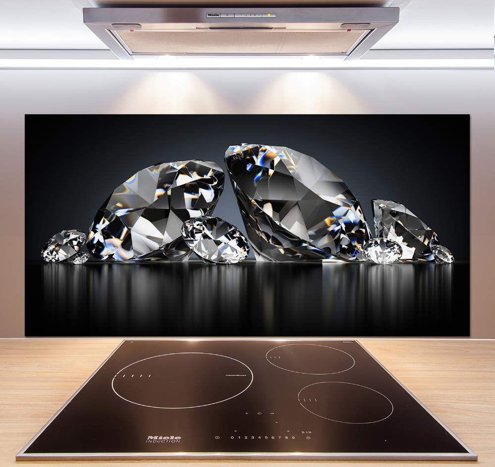 Hob splashback Diamonds