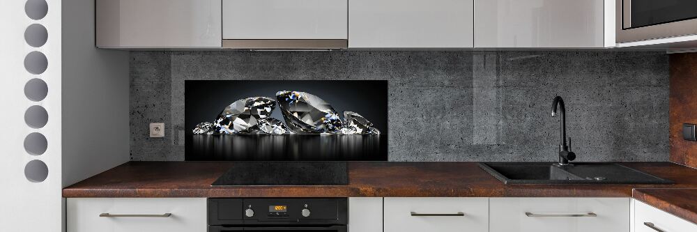 Hob splashback Diamonds