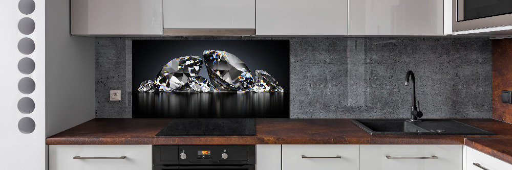 Hob splashback Diamonds