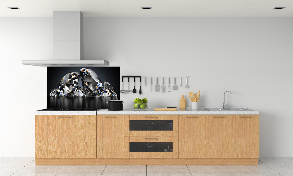 Hob splashback Diamonds