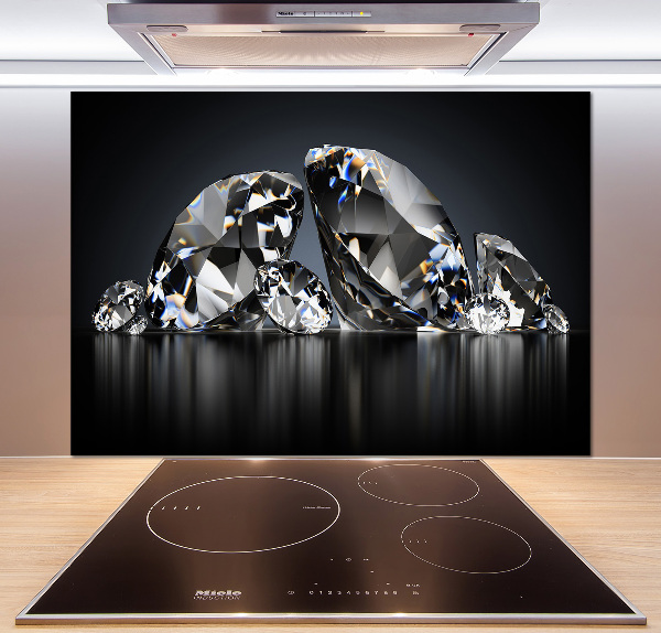 Hob splashback Diamonds