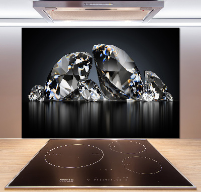 Hob splashback Diamonds