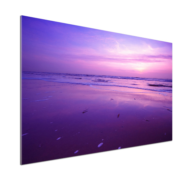 Kitchen wall panels Sunset sea