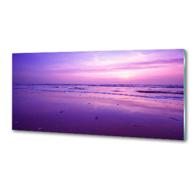 Kitchen wall panels Sunset sea