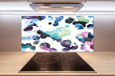 Kitchen splashback Colorful galaxy