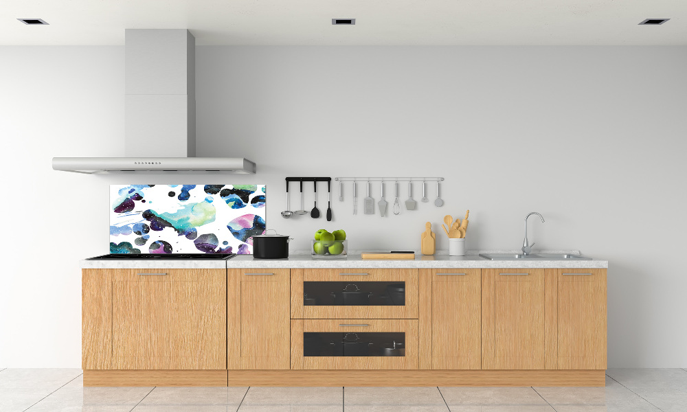 Kitchen splashback Colorful galaxy