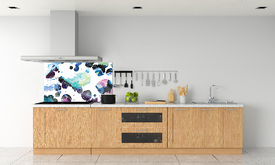 Kitchen splashback Colorful galaxy