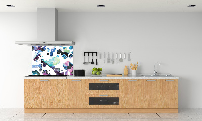 Kitchen splashback Colorful galaxy