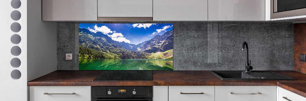 Kitchen splashback Morskie Oko Tatry