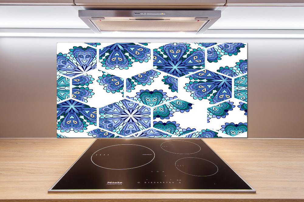 Hob splashback Elements of mandala