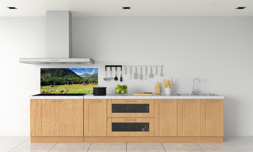 Kitchen splashback Sheep in the Tatra Mountains