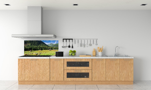 Kitchen splashback Sheep in the Tatra Mountains