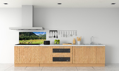 Kitchen splashback Sheep in the Tatra Mountains