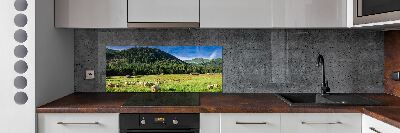 Kitchen splashback Sheep in the Tatra Mountains