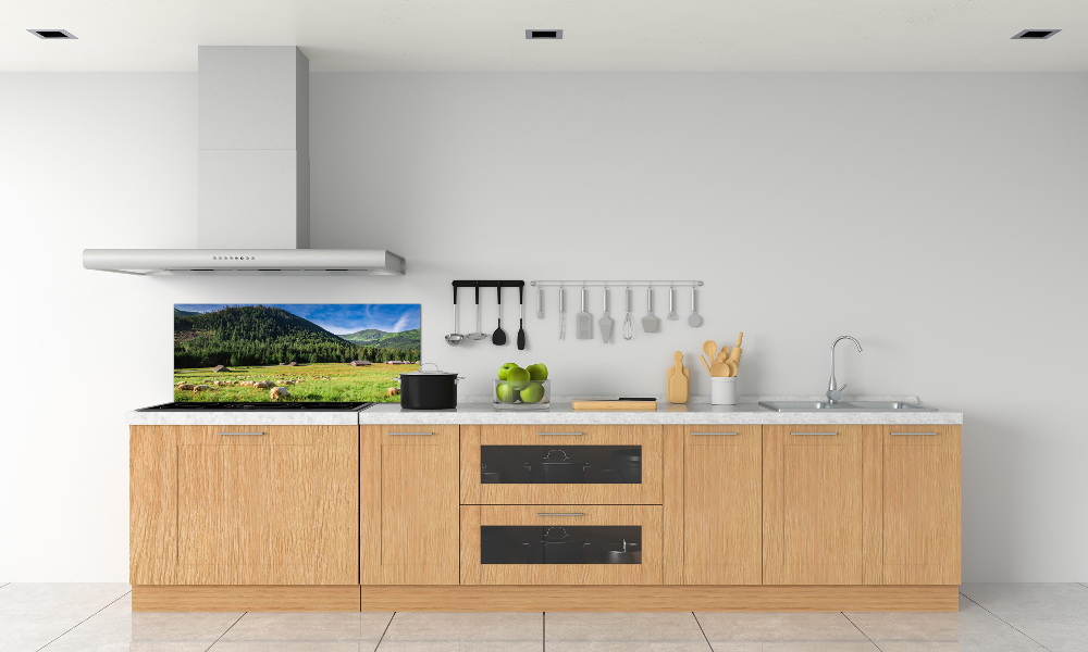 Kitchen splashback Sheep in the Tatra Mountains