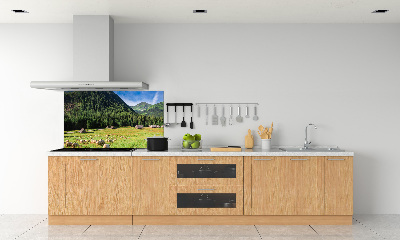 Kitchen splashback Sheep in the Tatra Mountains