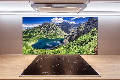 Kitchen splashback Czarny Staw Tatry