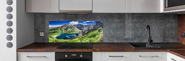 Kitchen splashback Czarny Staw Tatry