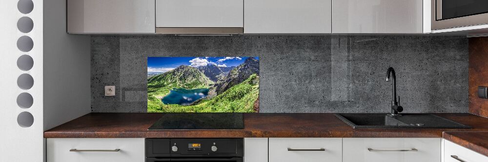 Kitchen splashback Czarny Staw Tatry