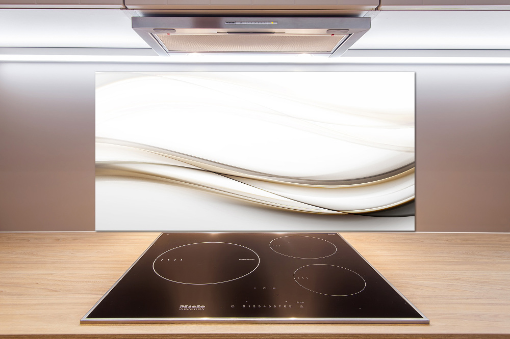 Cooker splashback Wave abstraction