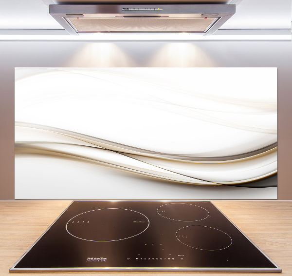 Cooker splashback Wave abstraction