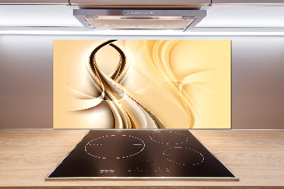 Cooker splashback Wave abstraction