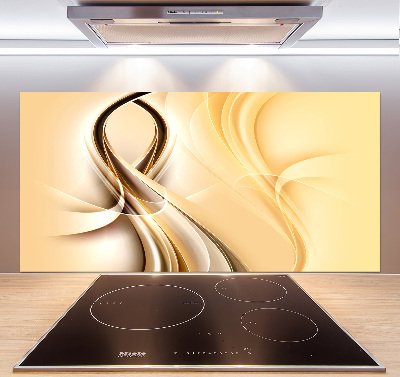 Cooker splashback Wave abstraction