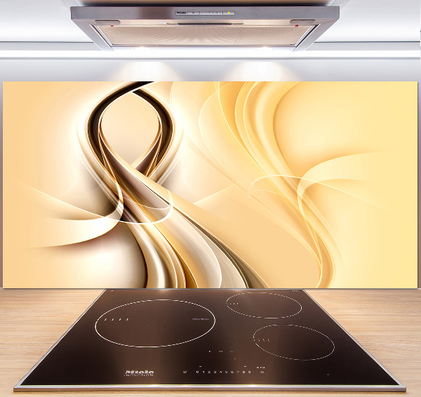 Cooker splashback Wave abstraction