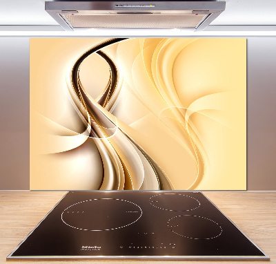 Cooker splashback Wave abstraction