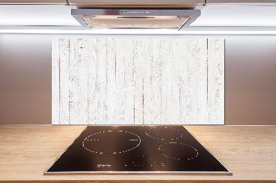 Glass splashback Wooden background