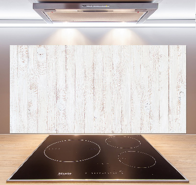 Glass splashback Wooden background