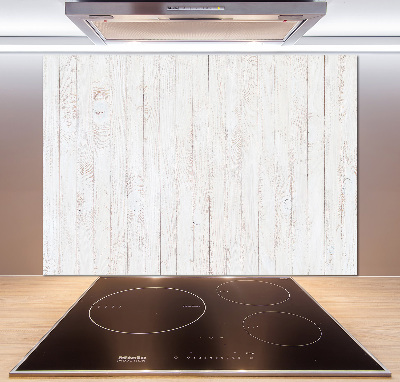 Glass splashback Wooden background