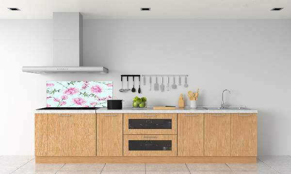 Cooker splashback Flowers and berries