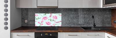 Cooker splashback Flowers and berries