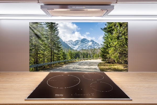 Kitchen splashback Road of the Tatra Mountains