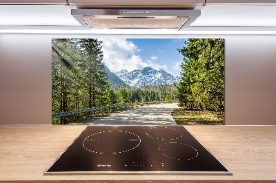 Kitchen splashback Road of the Tatra Mountains