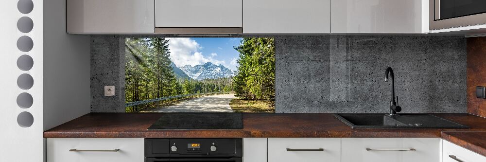 Kitchen splashback Road of the Tatra Mountains