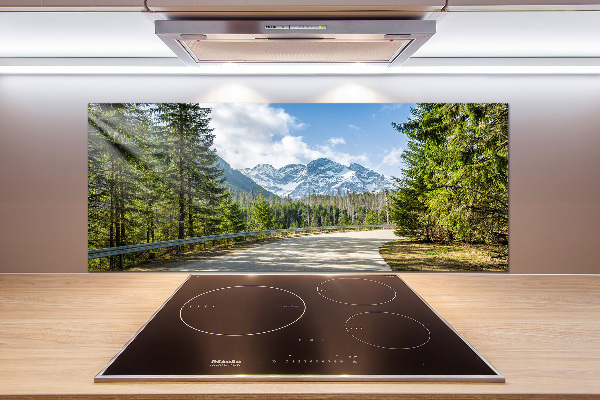 Kitchen splashback Road of the Tatra Mountains