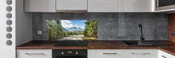 Kitchen splashback Road of the Tatra Mountains