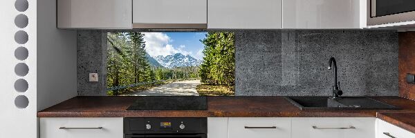 Kitchen splashback Road of the Tatra Mountains