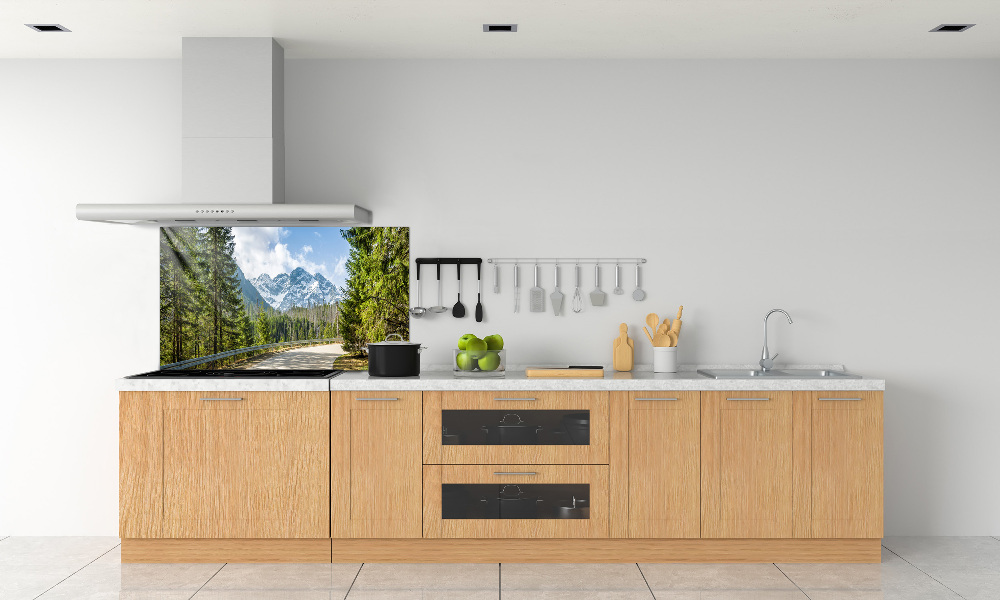 Kitchen splashback Road of the Tatra Mountains