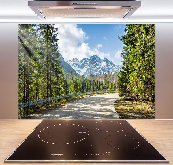 Kitchen splashback Road of the Tatra Mountains